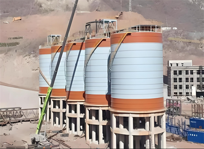 井陉矿高架钢板仓